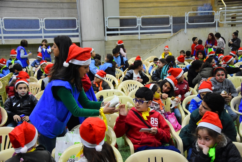 Saint Vincent de paul celebrating Christmas at Jesus & Mary school